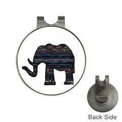 Ornate Mandala Elephant  Hat Clips With Golf Markers by Valentinaart