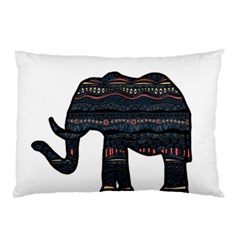 Ornate Mandala Elephant  Pillow Case by Valentinaart