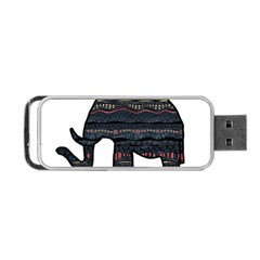 Ornate Mandala Elephant  Portable Usb Flash (two Sides) by Valentinaart