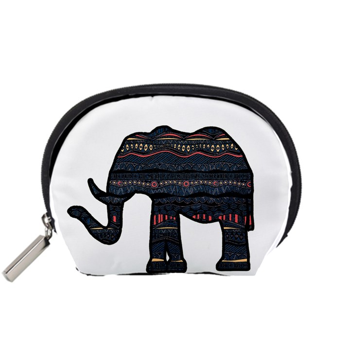 Ornate mandala elephant  Accessory Pouches (Small) 