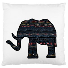 Ornate Mandala Elephant  Standard Flano Cushion Case (two Sides) by Valentinaart