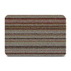 Stripy Knitted Wool Fabric Texture Plate Mats by BangZart