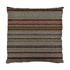 Stripy Knitted Wool Fabric Texture Standard Cushion Case (one Side) by BangZart