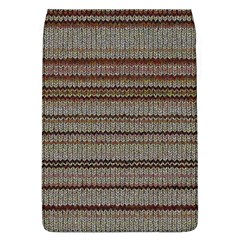 Stripy Knitted Wool Fabric Texture Flap Covers (l)  by BangZart