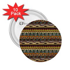 Aztec Pattern 2 25  Buttons (10 Pack)  by BangZart