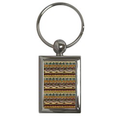 Aztec Pattern Key Chains (rectangle)  by BangZart