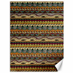 Aztec Pattern Canvas 36  X 48   by BangZart