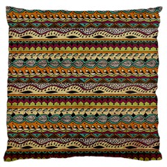 Aztec Pattern Large Cushion Case (two Sides) by BangZart