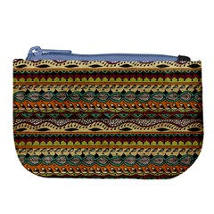 Aztec Pattern Large Coin Purse