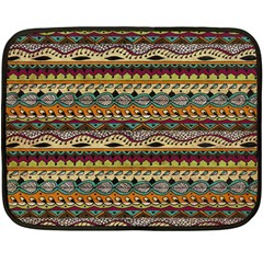 Aztec Pattern Double Sided Fleece Blanket (mini)  by BangZart