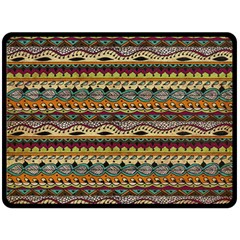 Aztec Pattern Fleece Blanket (large)  by BangZart