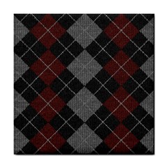 Wool Texture With Great Pattern Tile Coasters by BangZart