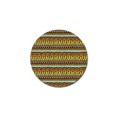 Bohemian Fabric Pattern Golf Ball Marker by BangZart