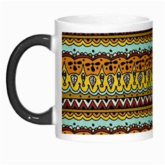 Bohemian Fabric Pattern Morph Mugs by BangZart