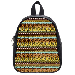 Bohemian Fabric Pattern School Bags (small)  by BangZart