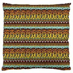 Bohemian Fabric Pattern Large Cushion Case (one Side) by BangZart