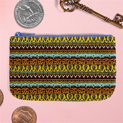 Bohemian Fabric Pattern Large Coin Purse