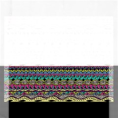 Aztec Pattern Cool Colors Rectangular Jigsaw Puzzl by BangZart