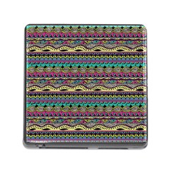 Aztec Pattern Cool Colors Memory Card Reader (square) by BangZart