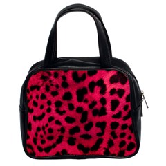 Leopard Skin Classic Handbags (2 Sides) by BangZart