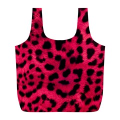 Leopard Skin Full Print Recycle Bags (l)  by BangZart