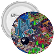 Pixel Art City 3  Buttons by BangZart