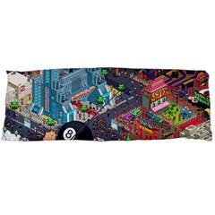 Pixel Art City Body Pillow Case (dakimakura) by BangZart