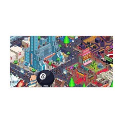 Pixel Art City Yoga Headband by BangZart