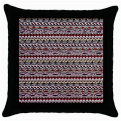 Aztec Pattern Patterns Throw Pillow Case (black) by BangZart