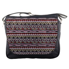 Aztec Pattern Patterns Messenger Bags by BangZart