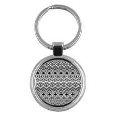 Aztec Design  Pattern Key Chains (round)  by BangZart