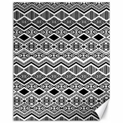 Aztec Design  Pattern Canvas 11  X 14   by BangZart