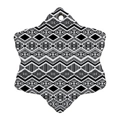 Aztec Design  Pattern Ornament (snowflake) by BangZart