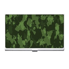 Camouflage Green Army Texture Business Card Holders by BangZart