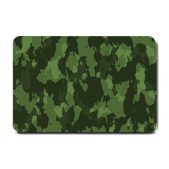 Camouflage Green Army Texture Small Doormat  by BangZart