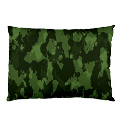 Camouflage Green Army Texture Pillow Case by BangZart