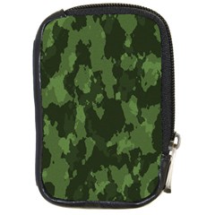 Camouflage Green Army Texture Compact Camera Cases by BangZart