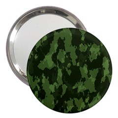 Camouflage Green Army Texture 3  Handbag Mirrors by BangZart