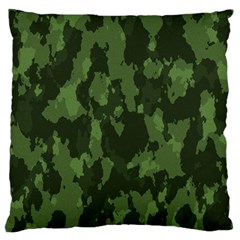 Camouflage Green Army Texture Standard Flano Cushion Case (two Sides) by BangZart