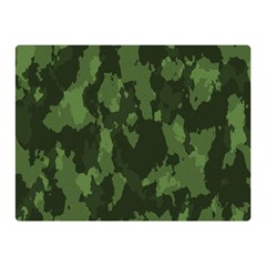 Camouflage Green Army Texture Double Sided Flano Blanket (mini)  by BangZart