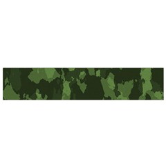 Camouflage Green Army Texture Flano Scarf (small) by BangZart