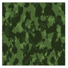 Camouflage Green Army Texture Large Satin Scarf (square) by BangZart