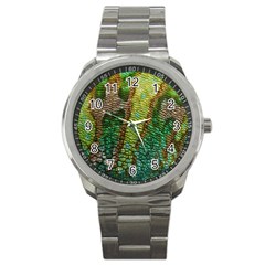 Chameleon Skin Texture Sport Metal Watch by BangZart