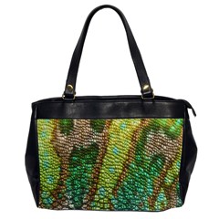 Chameleon Skin Texture Office Handbags (2 Sides)  by BangZart