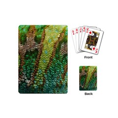 Chameleon Skin Texture Playing Cards (mini)  by BangZart