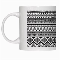 Aztec Pattern Design White Mugs by BangZart