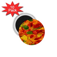 Leaves Texture 1 75  Magnets (10 Pack)  by BangZart