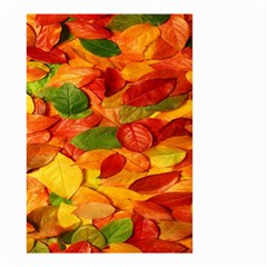 Leaves Texture Small Garden Flag (two Sides) by BangZart