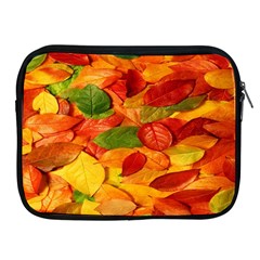 Leaves Texture Apple Ipad 2/3/4 Zipper Cases by BangZart