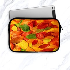 Leaves Texture Apple Ipad Mini Zipper Cases by BangZart